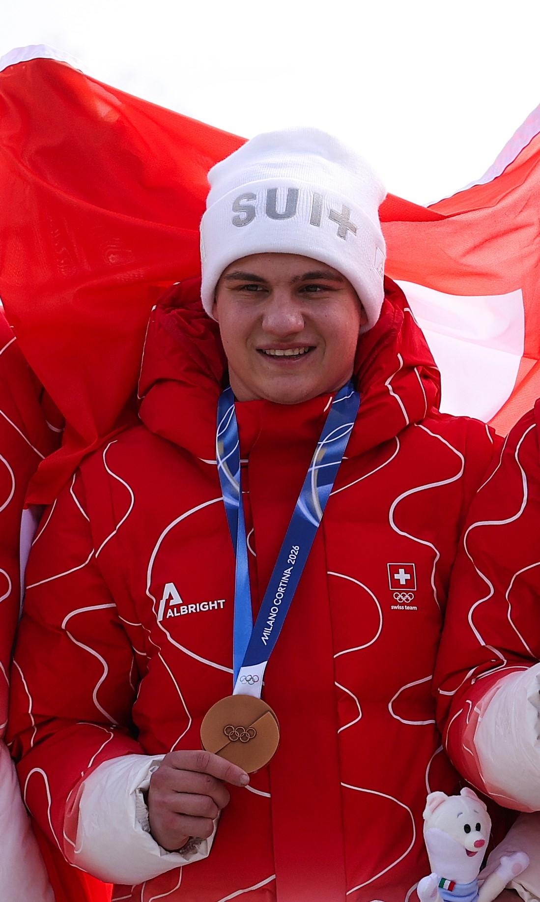 Mario Aeberhard mit Olympia-Bronze 2026 (4er-Bob)